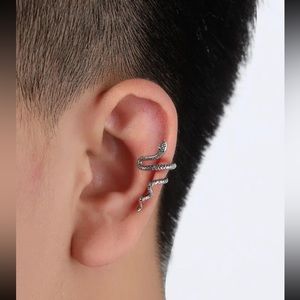 🐍 Awesome Pierce-less Serpent Snake Ear Cuff 🐍